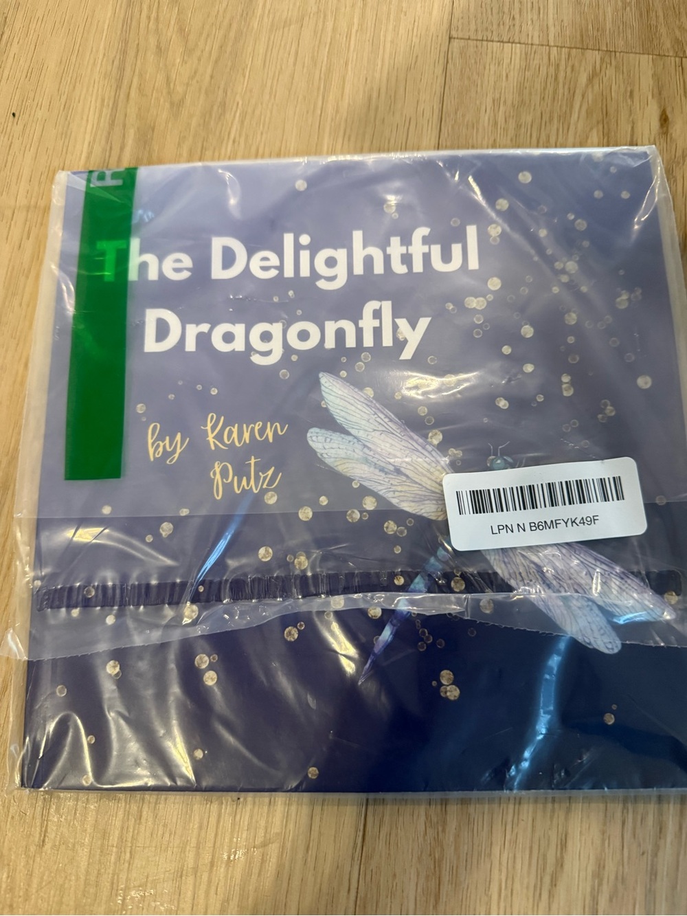 The Delightful Dragonfly by Karen Putz - Purple Cover
